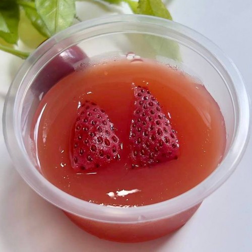 Fresh Strawberry Yuzu Jelly cup